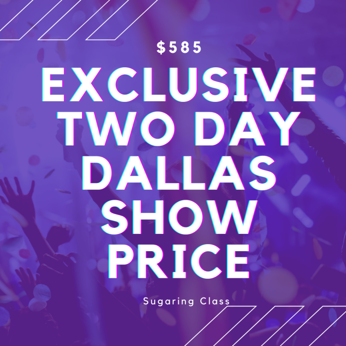 Exclusive Show Price Class